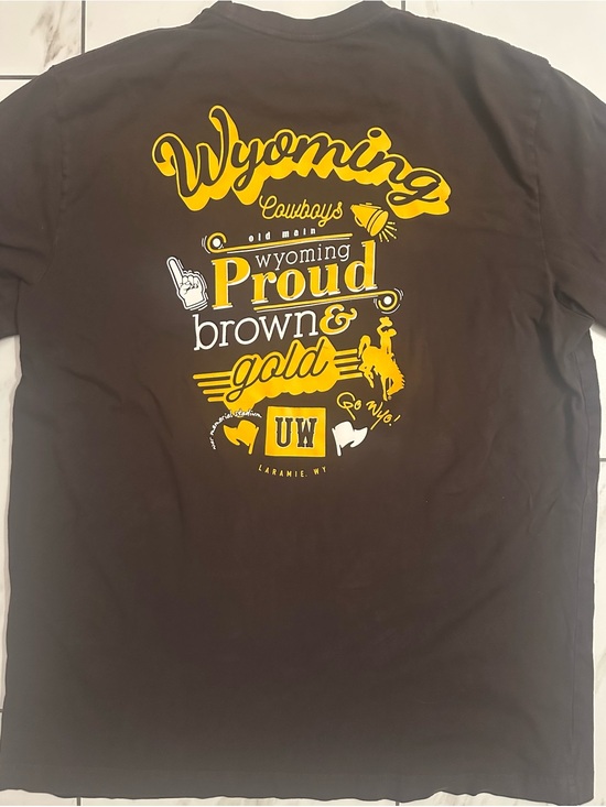 Champion Other - Champion X Wyoming Cowboys Brown & Gold Graphic Tee
